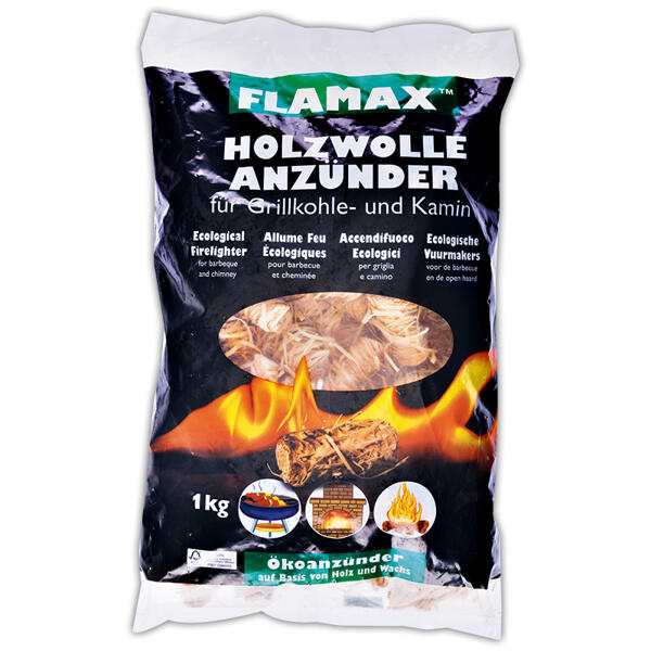 Holzwolle Anzünder