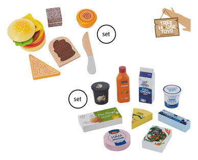 Wooden Play Food Sets