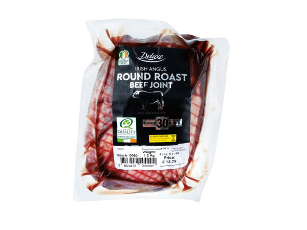 Irish Angus Round Roast Beef Joint