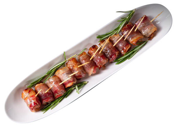 Datteln mit Speck