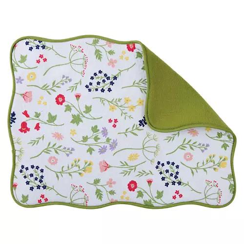 18" x 24" Reversible Oversized Drying Mat - Floral