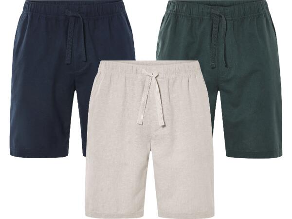 Bermudashorts i linne