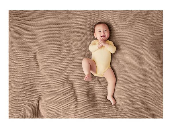 Lupilu Baby Long-Sleeve Bodysuits - 3 Pack