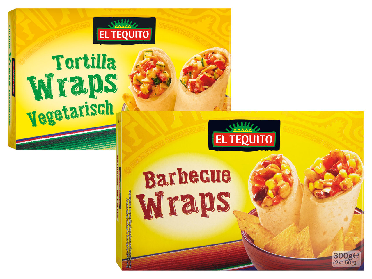 EL TEQUITO Gefüllte Wraps