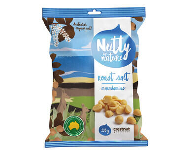 Nutty By Nature Macadamias 125g