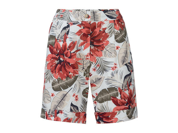 Esmara Ladies' Linen-Blend Shorts