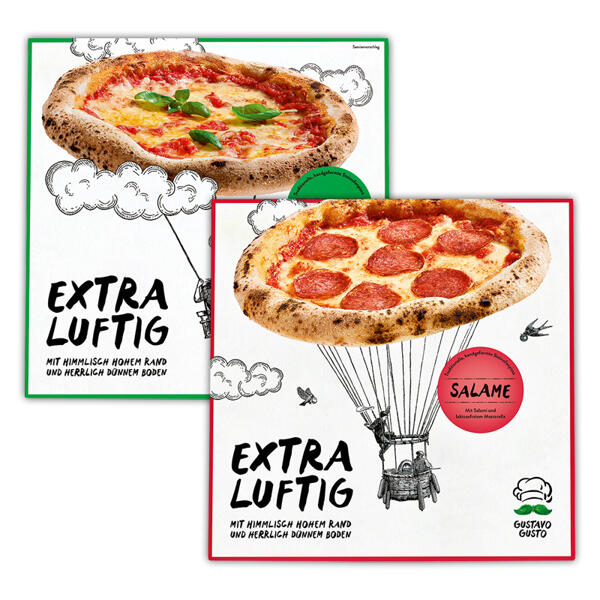 Pizza extra luftig
