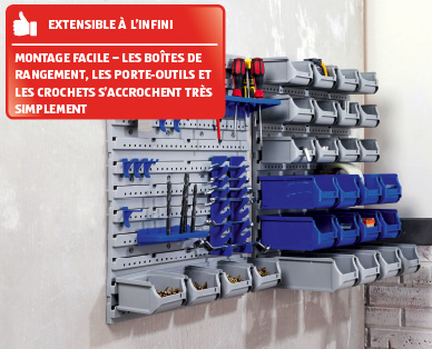 Système de rangement, 43 pièces WORKZONE(R)
