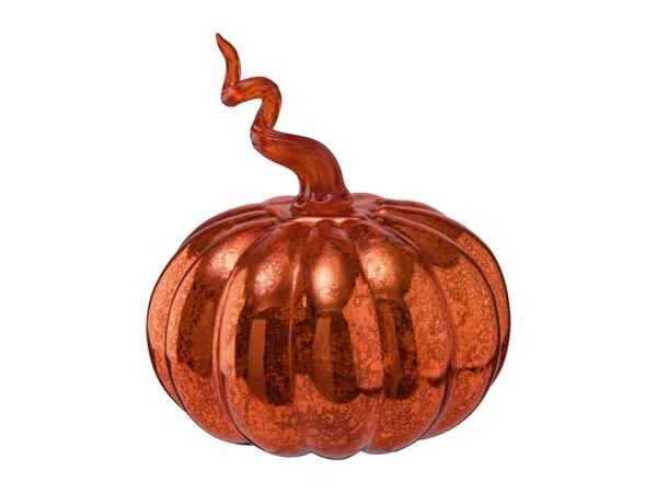 Livarno Home Light-Up Decorative Pumpkin With A Curled Stem