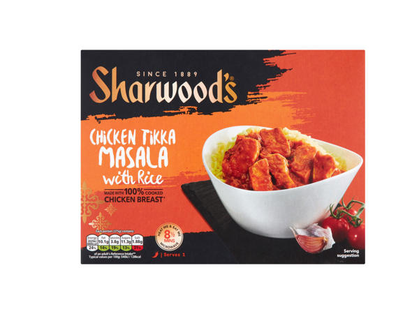 Sharwood's Chicken Tikka Masala with Rice