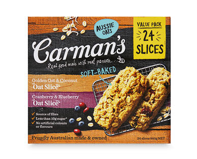 Carman's Oat Slice 24pk/840g