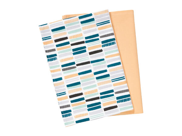 Livarno Home Tea Towels - 2 pack