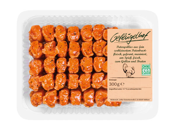 Frische Puten-Grillies