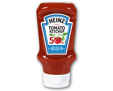 HEINZ Tomato Ketchup avec 50 % de sucre et de sel en moins