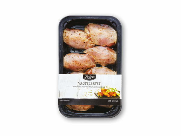 DELUXE Vagtelbryst eller -lår