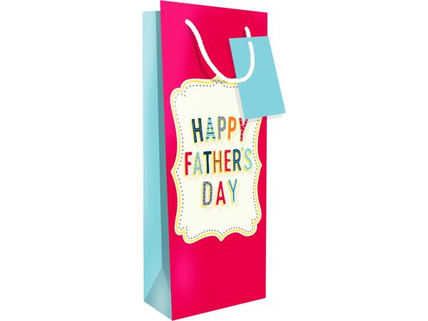 Father's Day Bottle Gift Bag