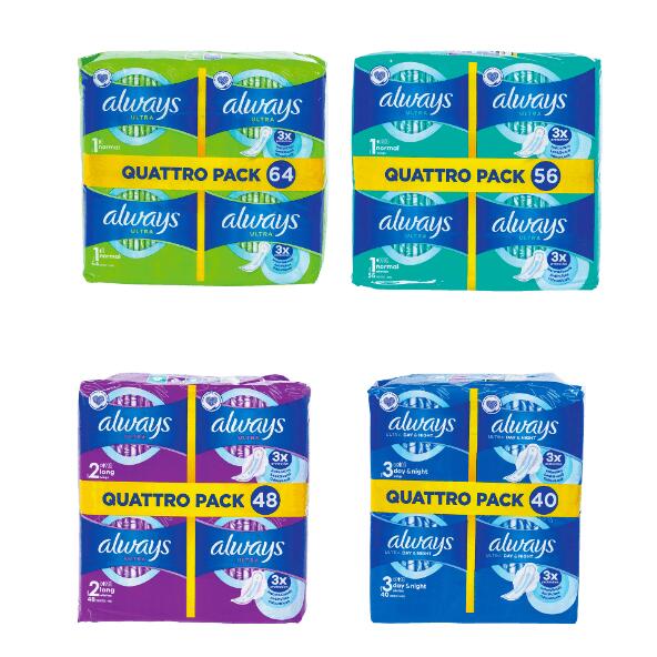 ALWAYS(R) 				Maandverband, 4-pack