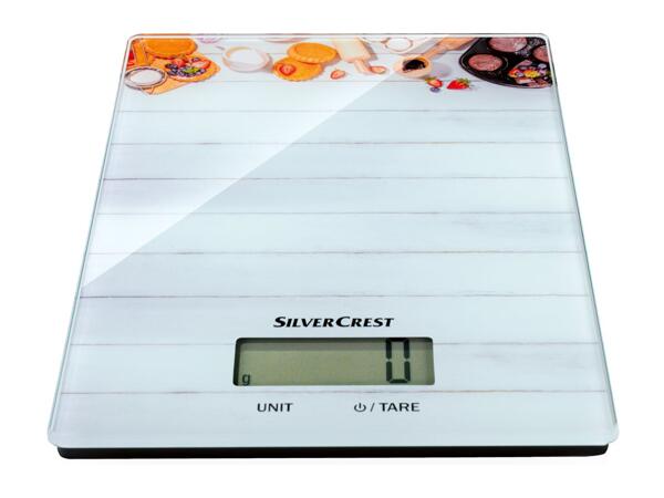 Silvercrest Kitchen Tools Digital Kitchen Scales With a Baking-Themed Design