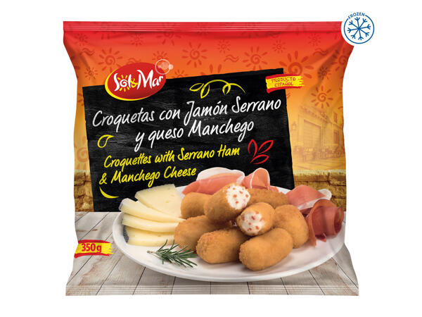 Sol & Mar Croquetas con Jamón Serrano y queso Manchego