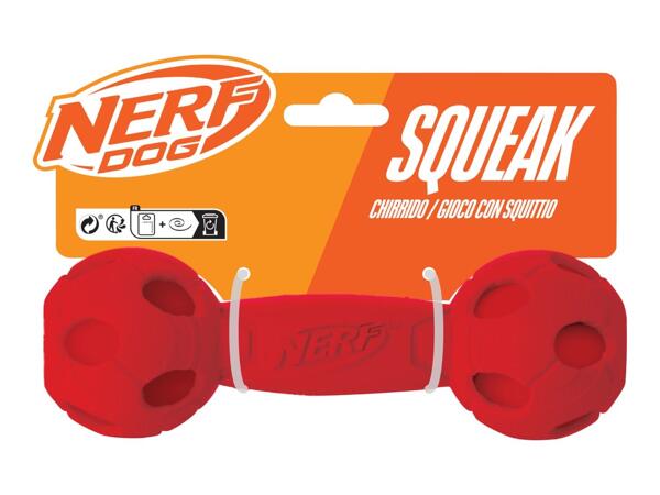 Nerf Dog Squeak Dumbbell Dog Toy