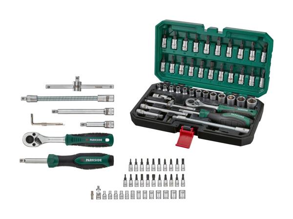 Set de cliquets, 46 pièces