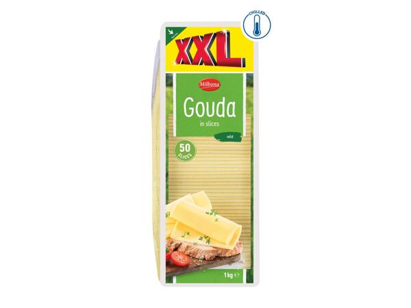 Milbona Gouda slices XXL