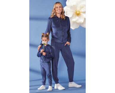 Children's Velour Tracksuit Set