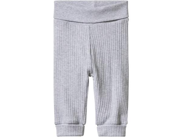 Ribbat babyset av 100 % ekologisk bomull
