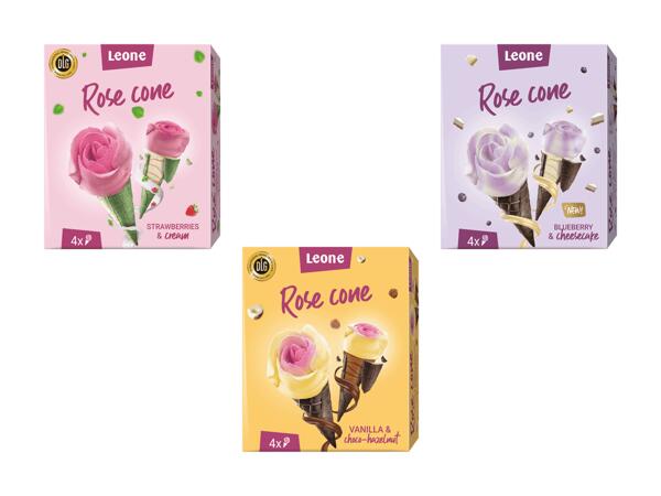 Cornet rose Leone