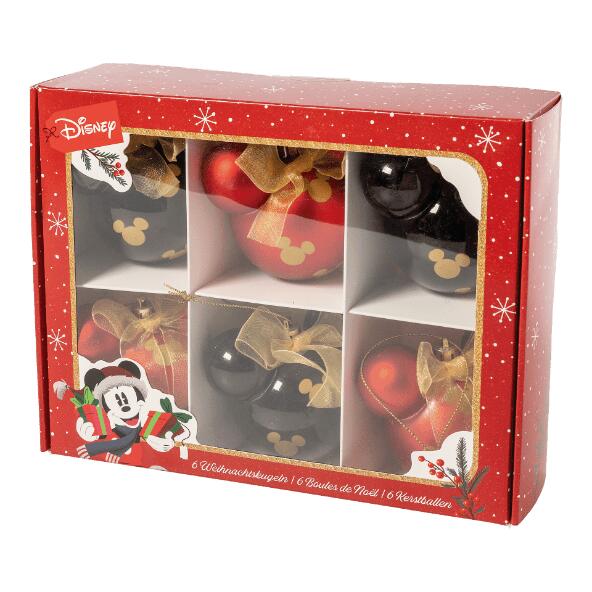 DISNEY(R) Boules de Noël, 6 ou 12 pcs