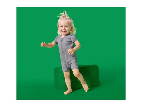 LUPILU Beige & Grey Baby Sleepsuits - 2 Pack