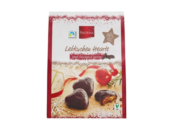 Filled Gingerbread Hearts
