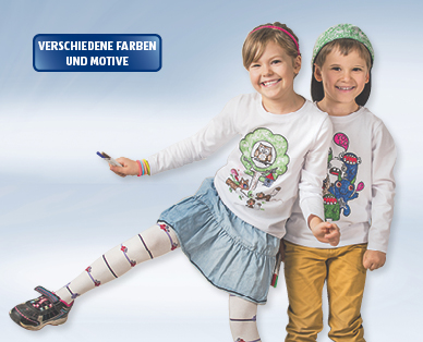 KIDZ ALIVE Kinder-Anmal-Langarmshirts