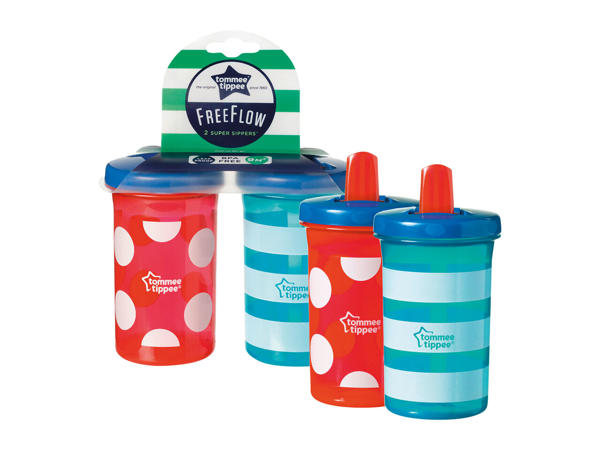 Tommee Tippee Free Flow Super Sipper Bottles