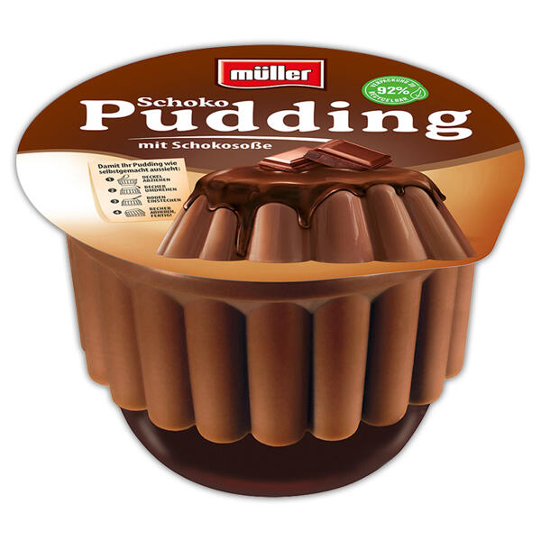 Pudding mit Soße