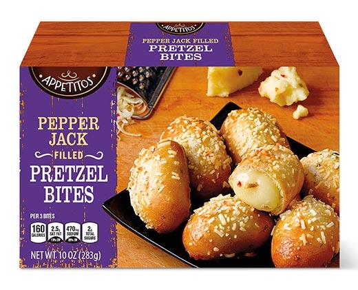 Appetitos Filled Pretzel Bites Pepper Jack or Cheddar