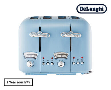 De'Longhi 4-Slice Argento Toaster