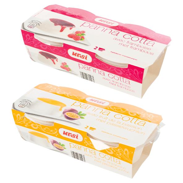 Panna cotta, 2 pcs