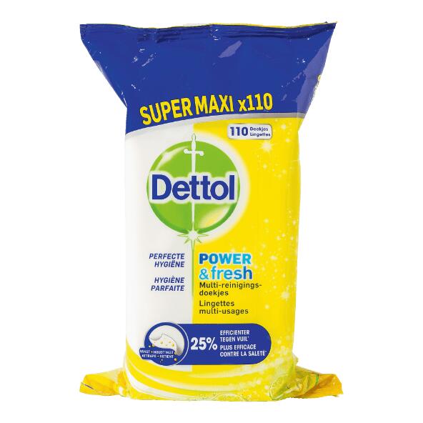 DETTOL(R) 				Lingettes multi-usages, 110 pcs