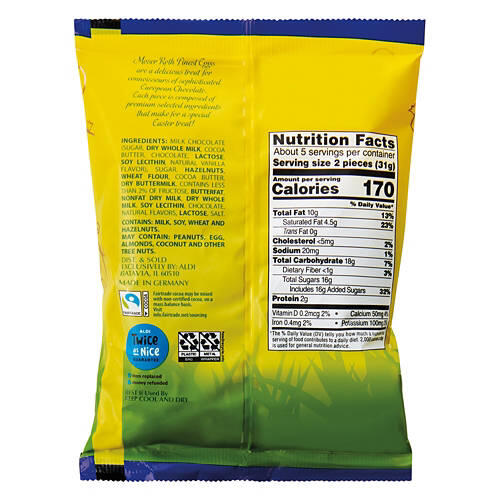 Easter Finest Crispy Hazelnut Filled Eggs, 5.3 oz
