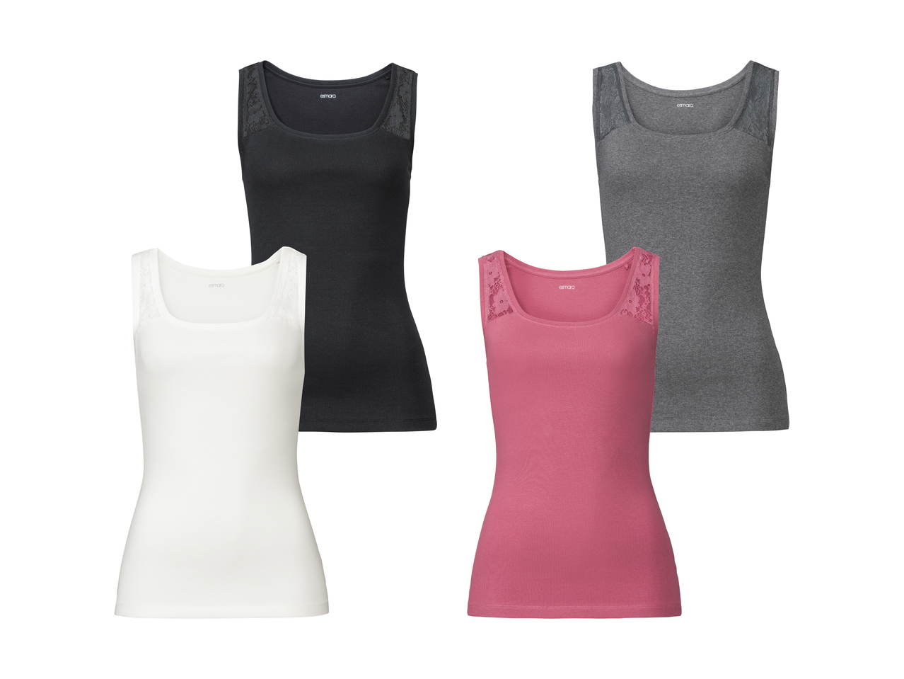 Débardeurs pour femme, lot de 21