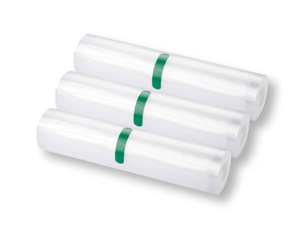 Vacuum sealer rolls, 2 or 3 pieces