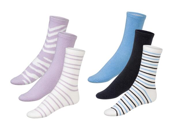 Chaussettes douillettes, 3 paires