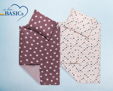 WE LOVE BASICS Flanell-Bettwäsche