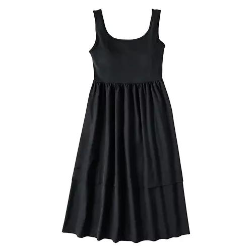 Ladies Hybrid Dress - Black, L