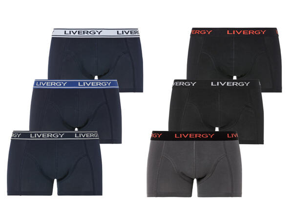 LIVERGY(R) Pánské boxerky, 3 kusy