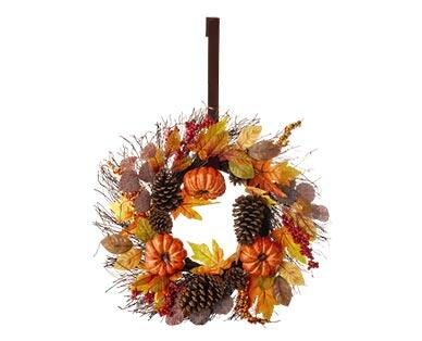 Huntington Home 
 Harvest Wreath