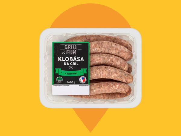 KLOBÁSA NA GRIL