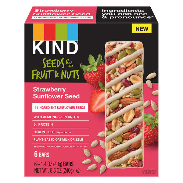KIND Strawberry Sunflower Seed Bars