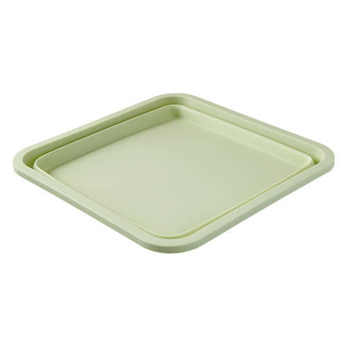 Reinforced Silicone Bakeware - Square Pan, Green